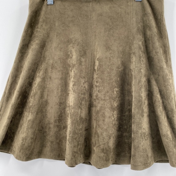 Potters Pot Skirt Women's Size Medium Olive Green Rear Zipper Formal Office - Picture 2 of 14